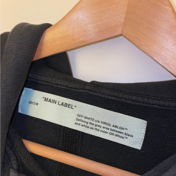 OFF-WHITE 3D Marker Diag Zip Up Hoodie - Picture 3 of 5